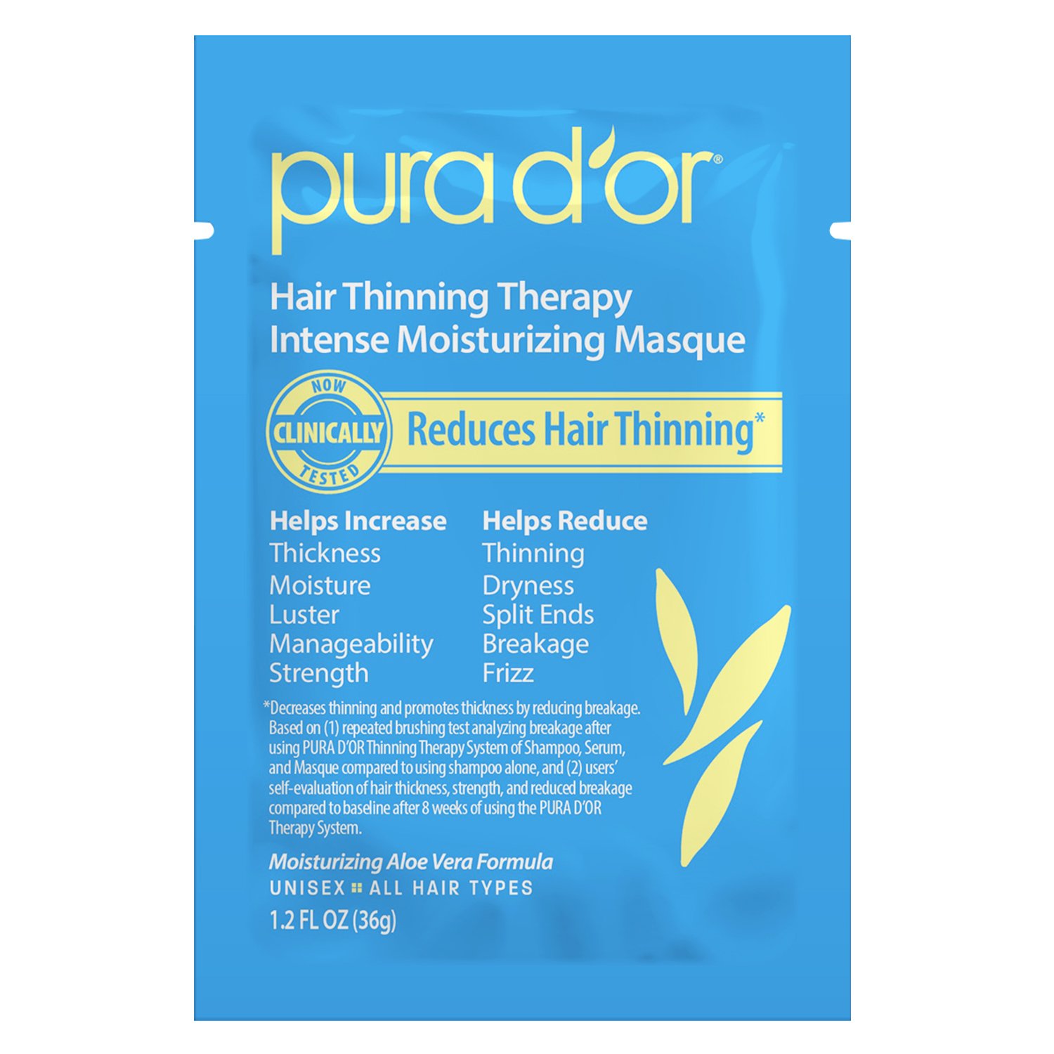 Pura D'or Hair Thinning Therapy Intense Moisturizing Masque Shop Shampoo & conditioner at HEB