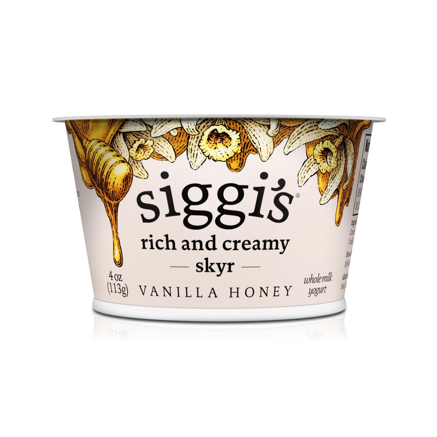Siggi's Vanilla Skyr Icelandic Strained Triple Cream Yogurt; image 1 of 4