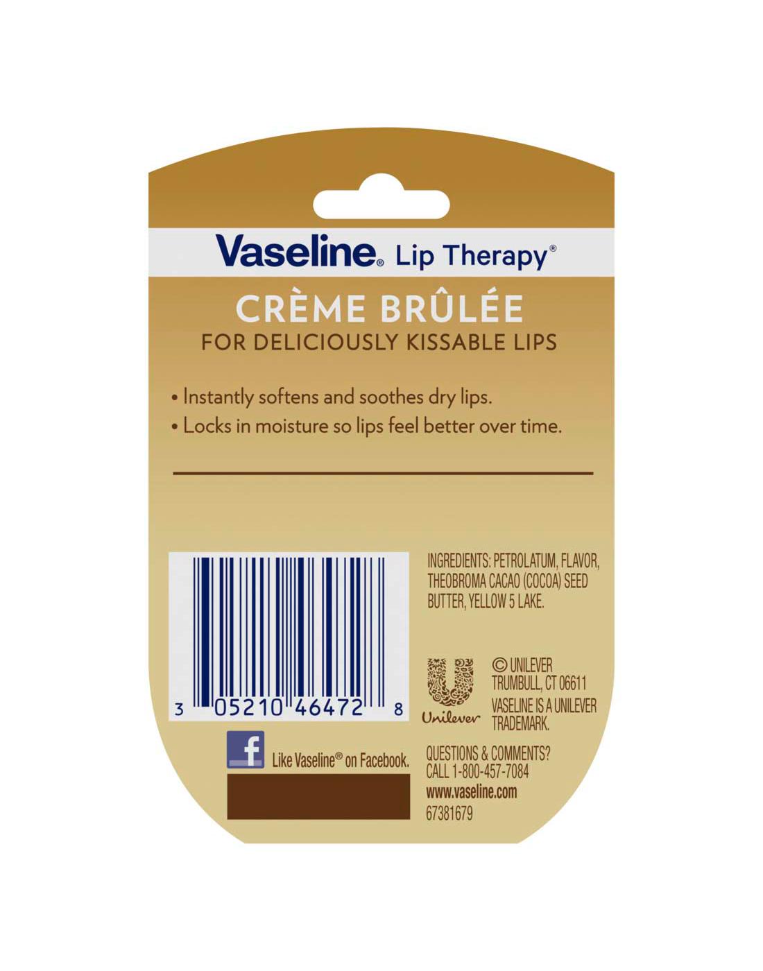 Vaseline Lip Therapy Crème Brulee; image 3 of 4