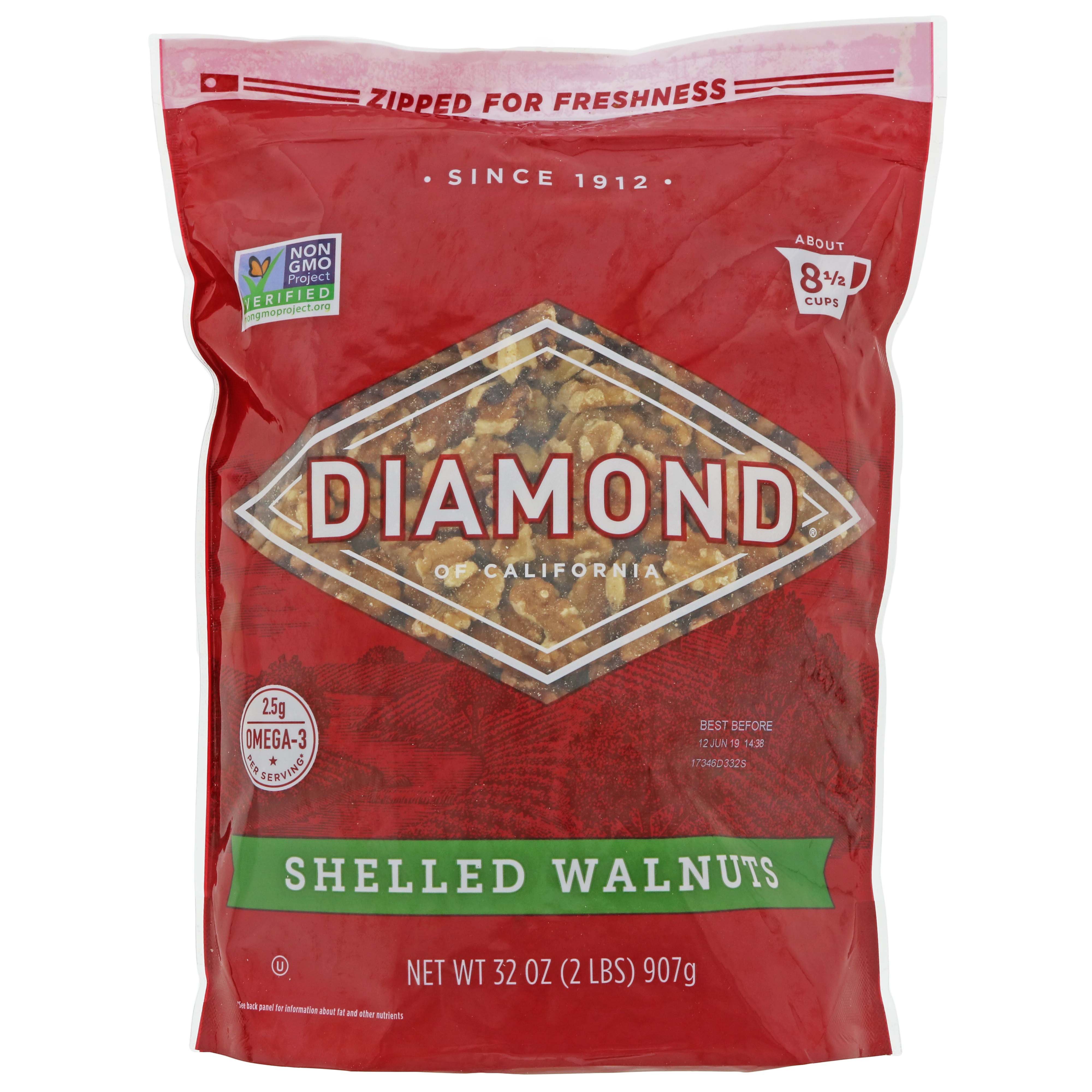 Diamond of California Shelled Walnuts Shop Nuts & Seeds at HEB