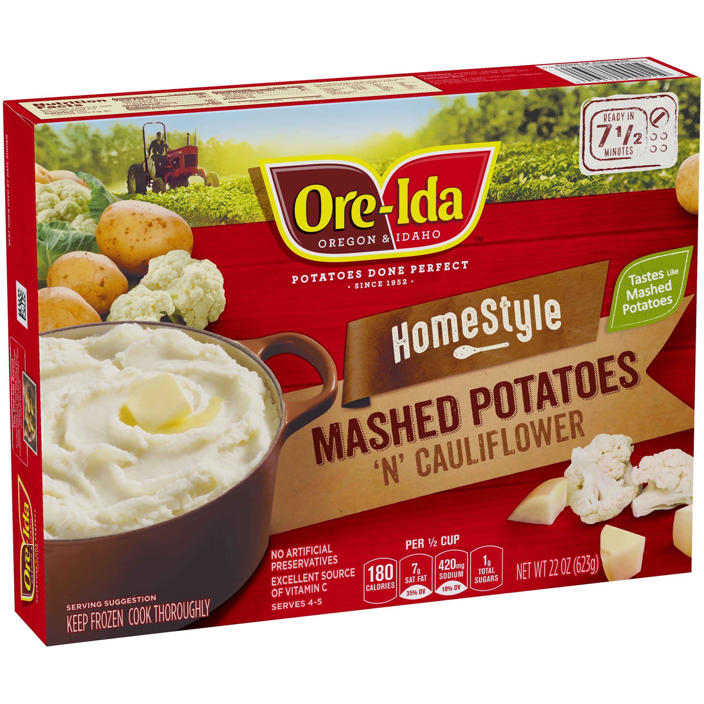 Ore ida mashed potatoes and cauliflower shop entrees sides at h e b
