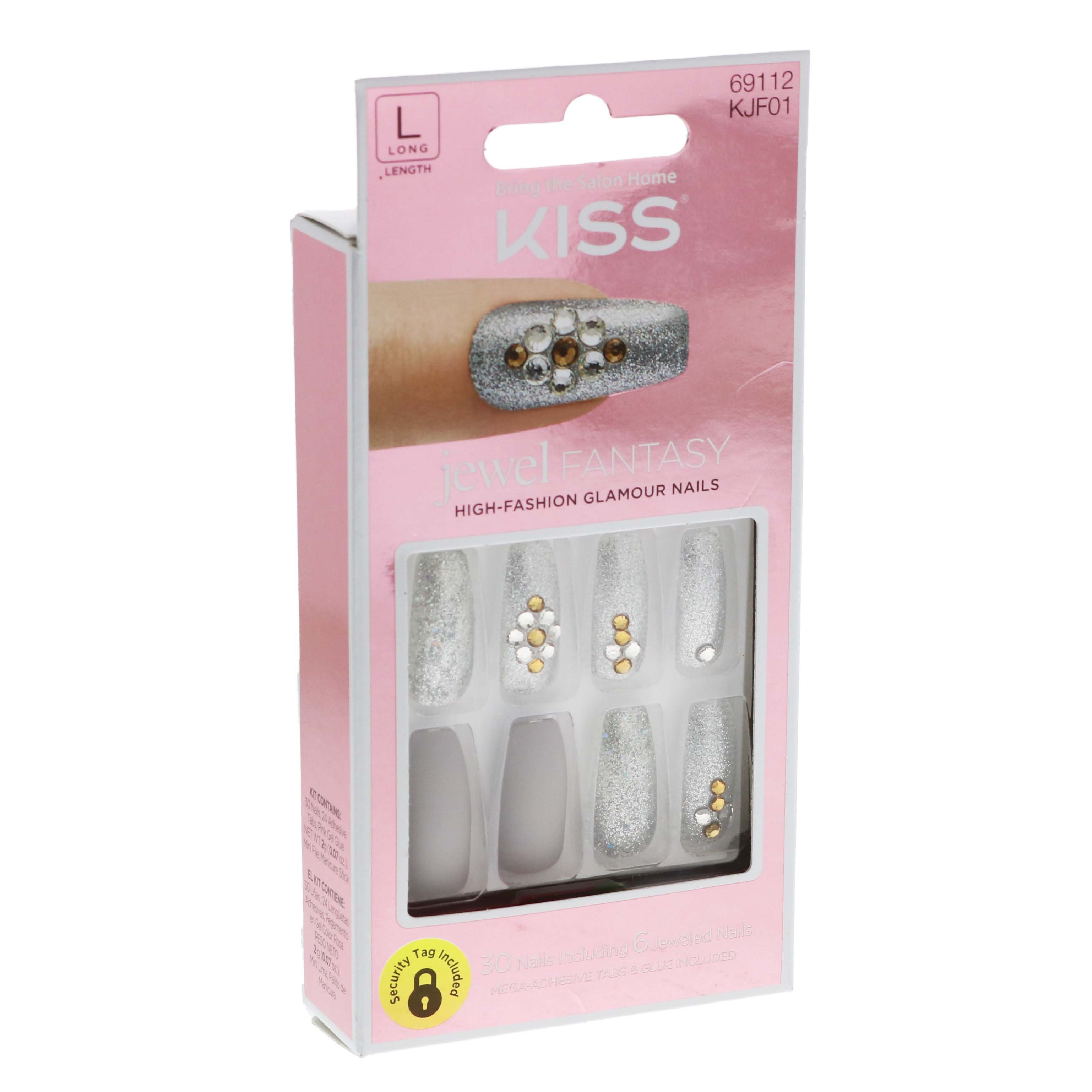 Kiss Jewel Fantasy Nails Empress Shop Nail Sets at HEB