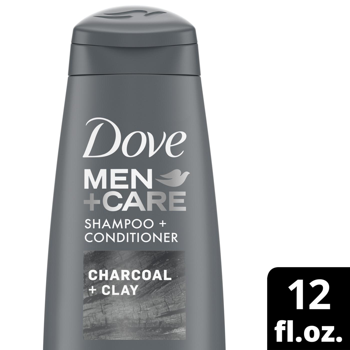 Dove Men+Care Shampoo - Charcoal + Clay; image 2 of 4