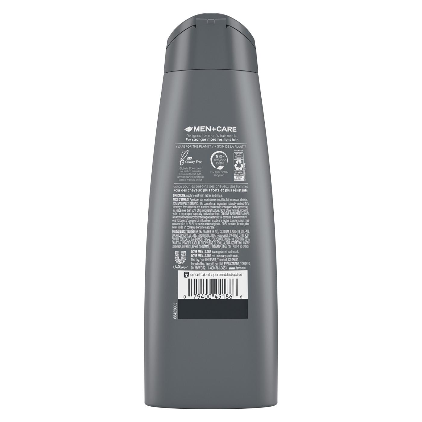 Dove Men+Care Shampoo - Charcoal + Clay; image 4 of 4