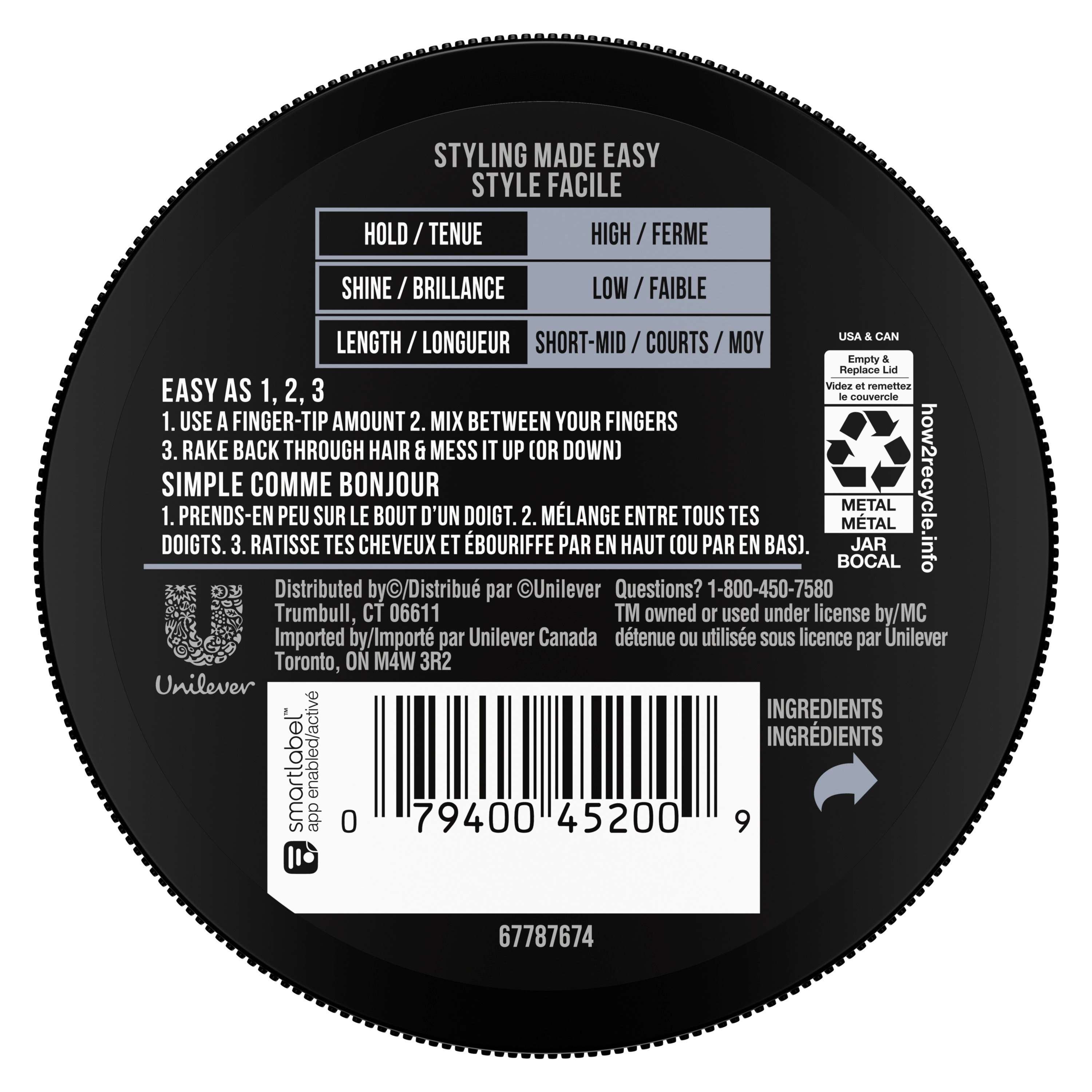 AXE Messy Look Matte Wax - Shop Styling products & treatments at H-E-B