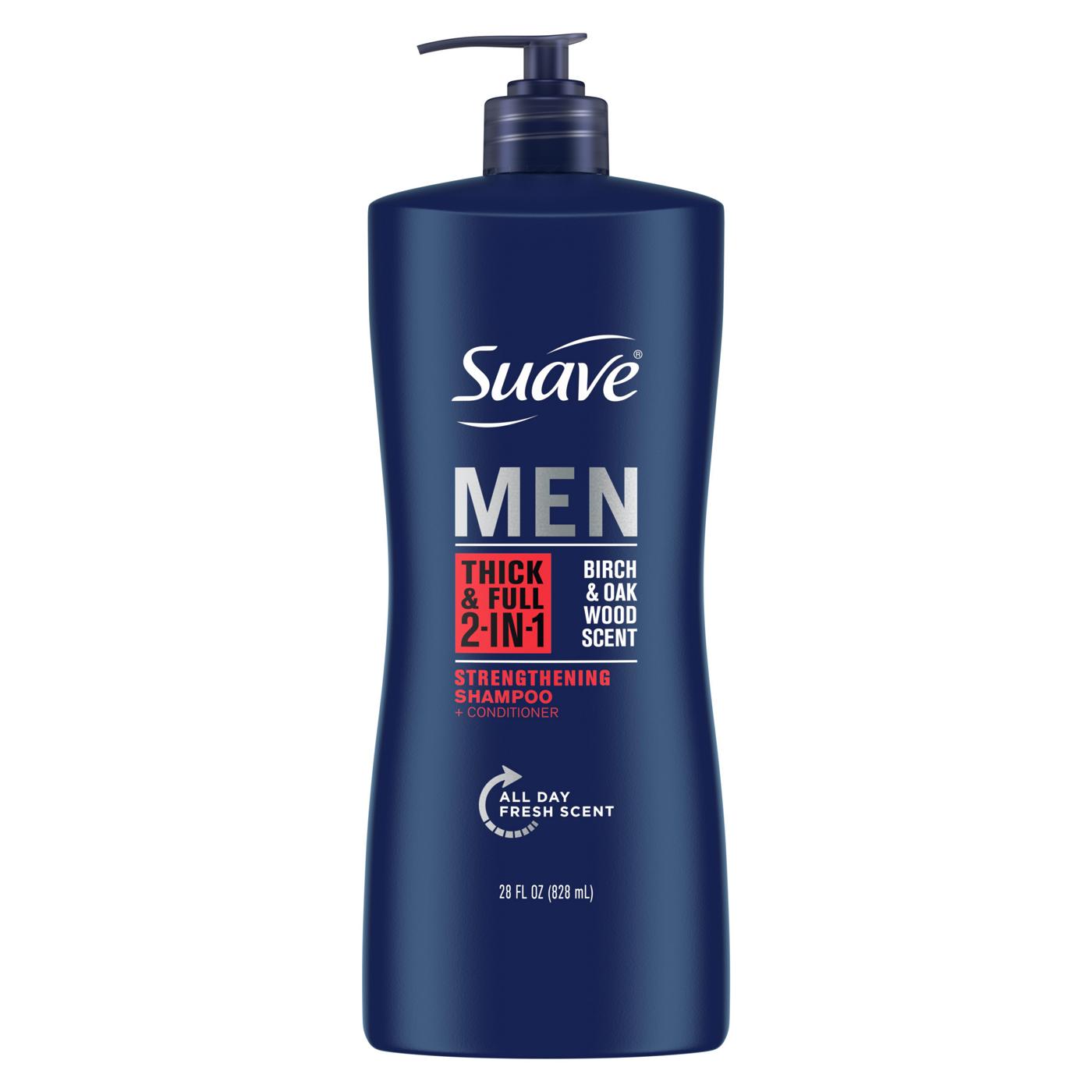 Suave Professionals Men 2-in-1 Shampoo and Conditioner - Thick & Full; image 1 of 8