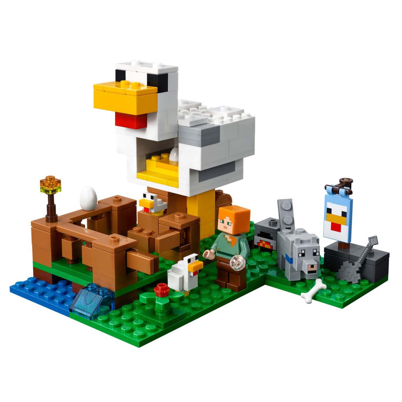 minecraft lego chicken coop