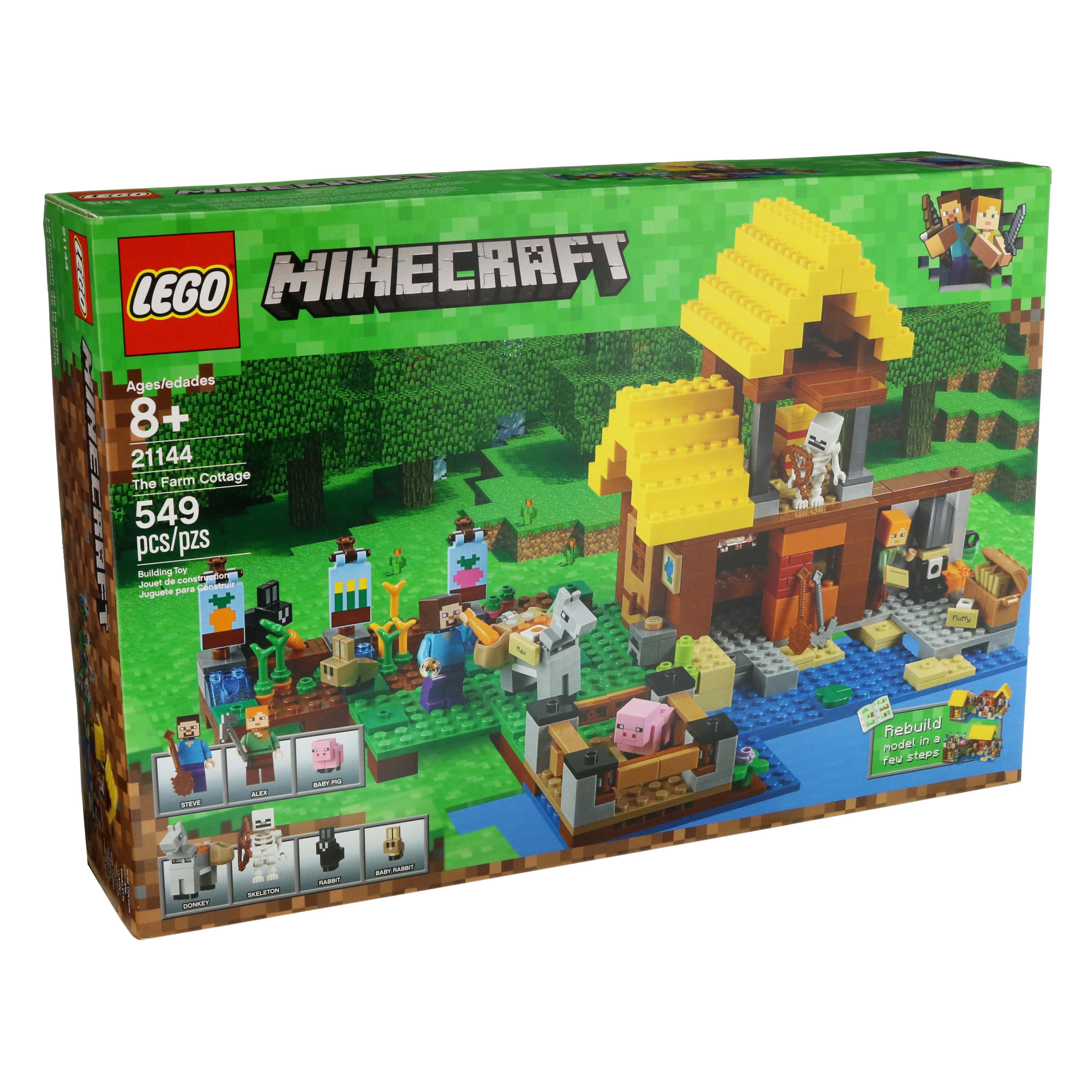 minecraft lego sets farm cottage