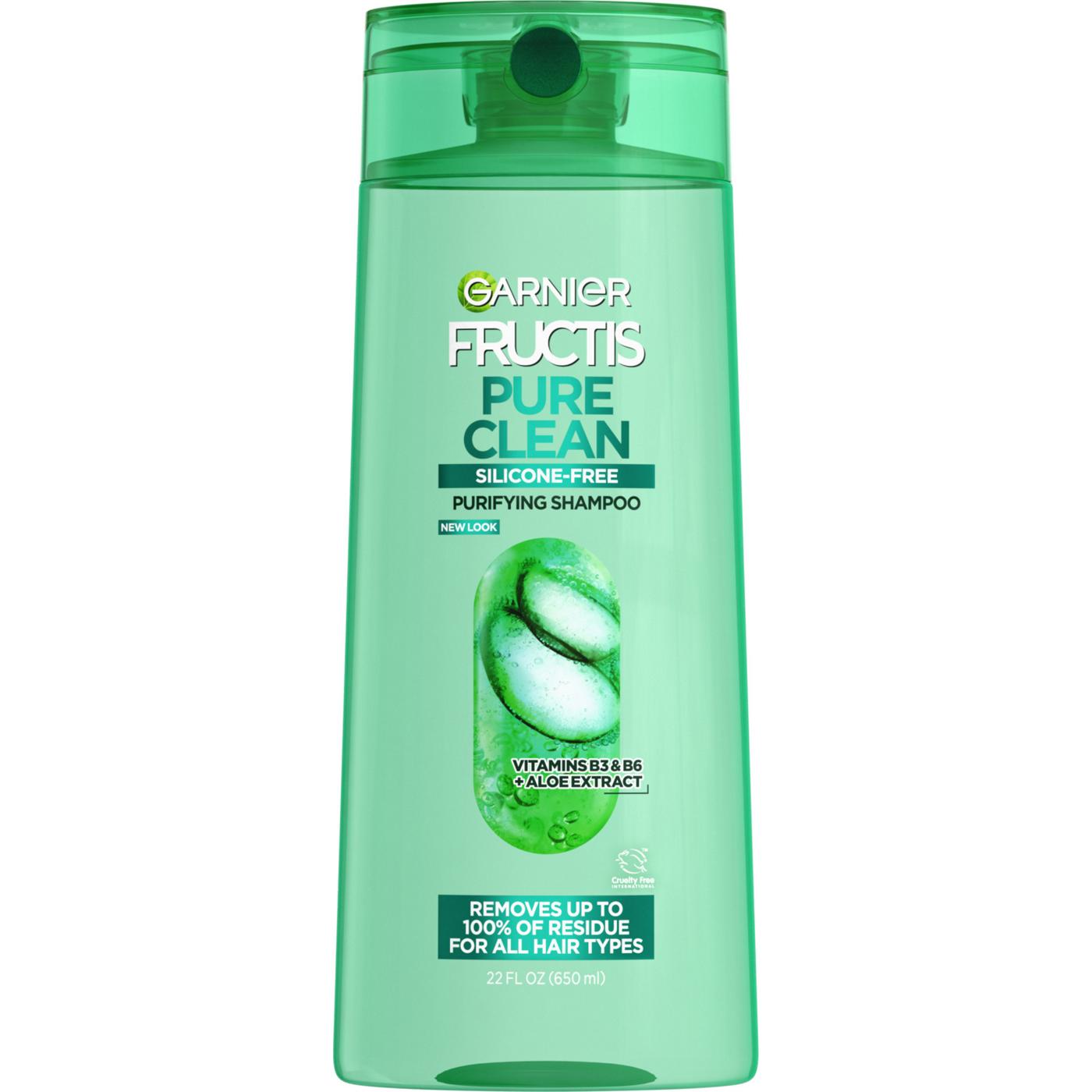 Garnier Fructis Pure Clean Purifying Shampoo; image 1 of 8