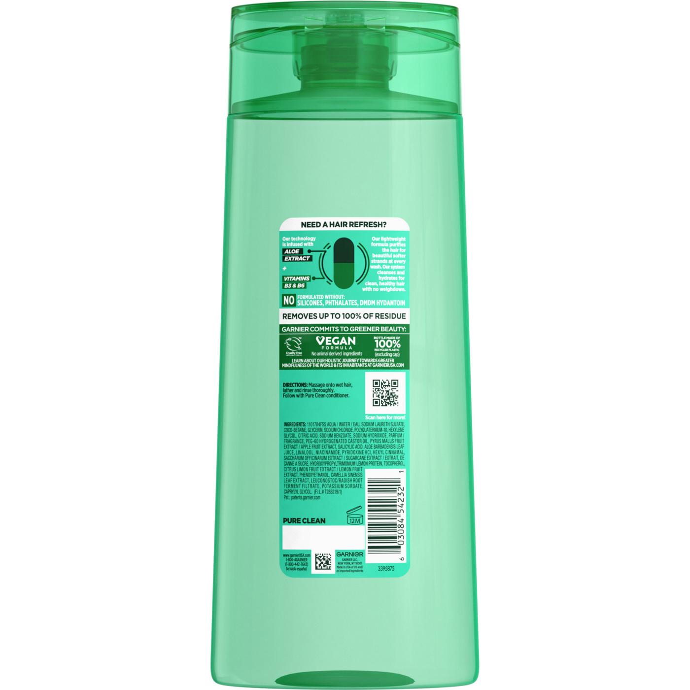 Garnier Fructis Pure Clean Purifying Shampoo; image 7 of 8