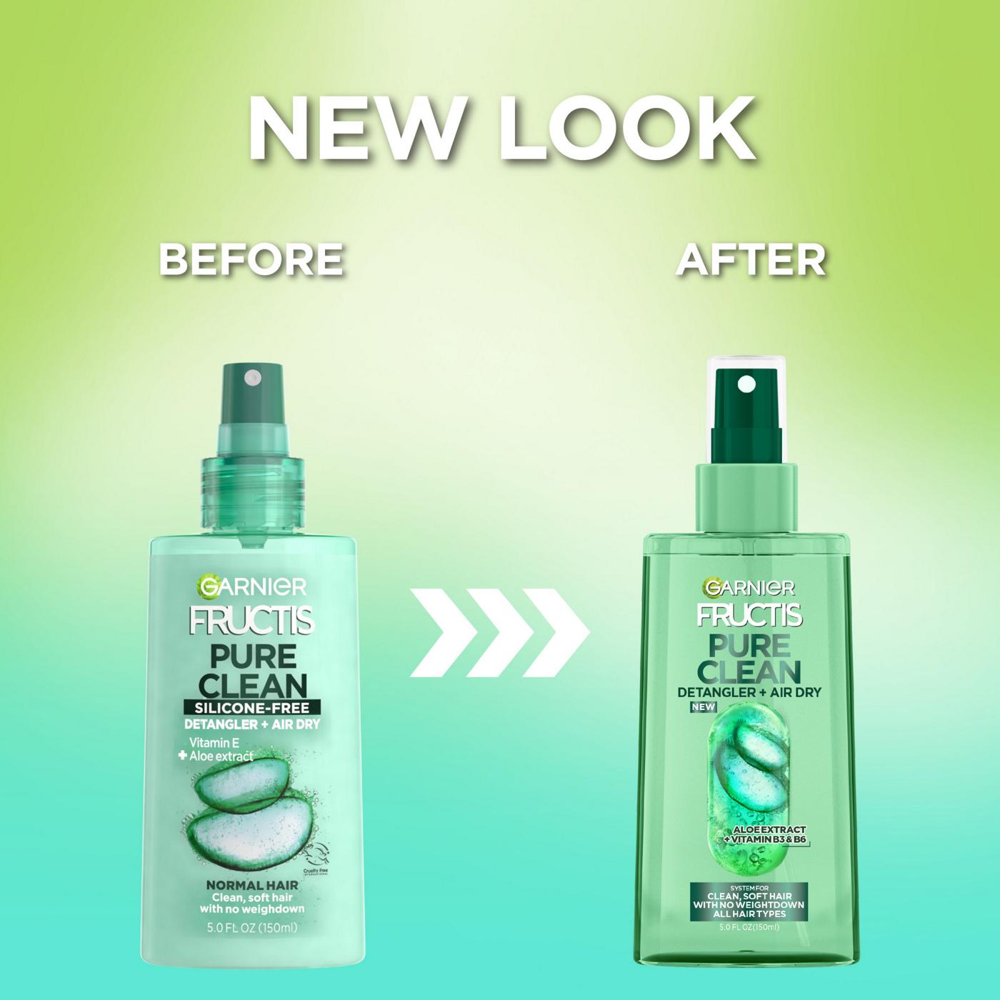 Garnier Fructis Pure Clean Detangler + Air Dry; image 6 of 7