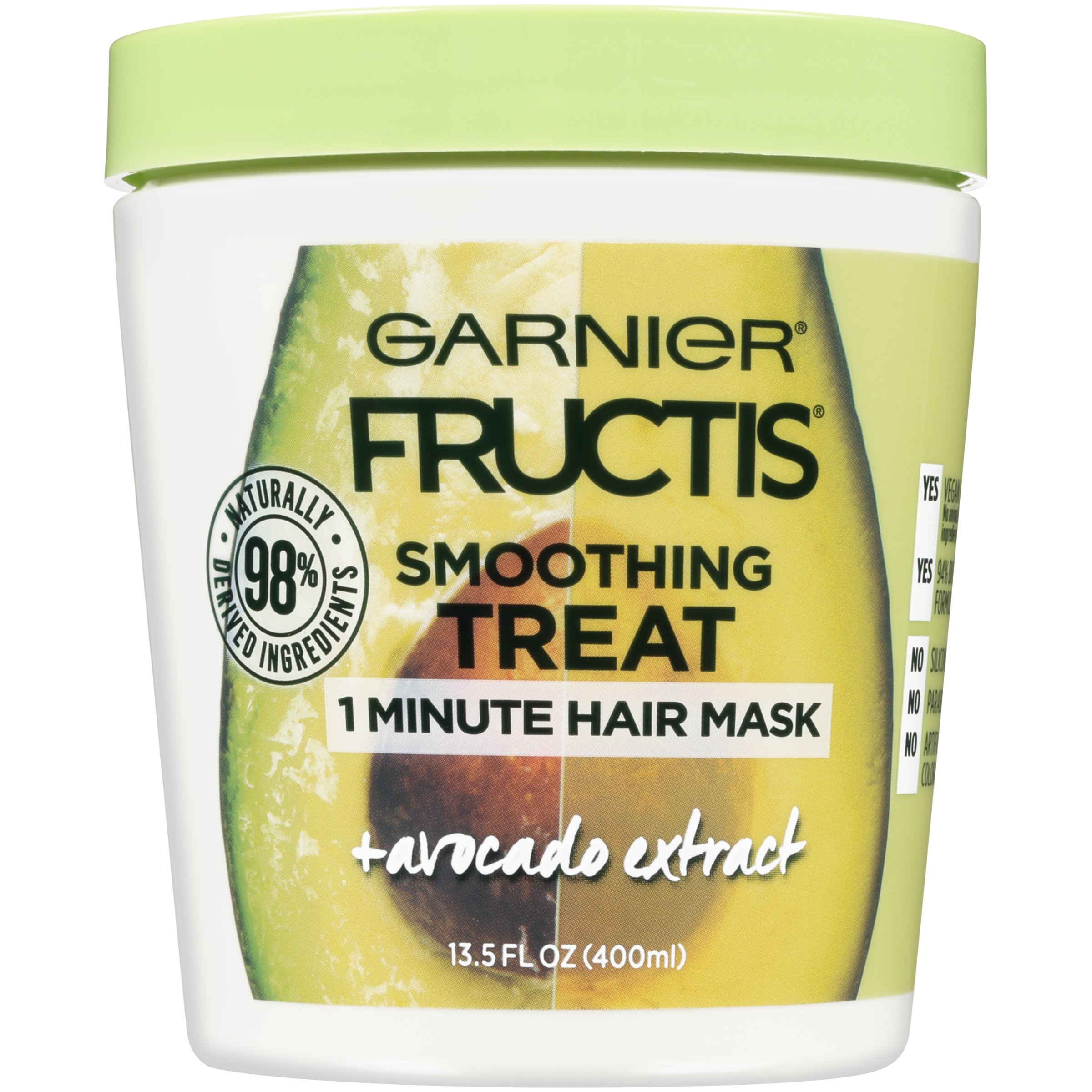 Garnier Fructis Smoothing Treat 1 Hair Mask with Avocado Extract - Shop Styling Products & Treatments H-E-B
