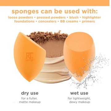 Real Techniques Miracle Complexion Makeup Sponge + Travel Case
