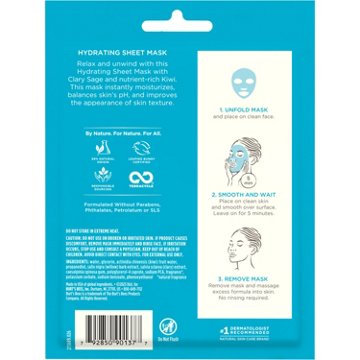 Burt's Bees Hydrating Sheet Mask with Clary Sage, 1 ct