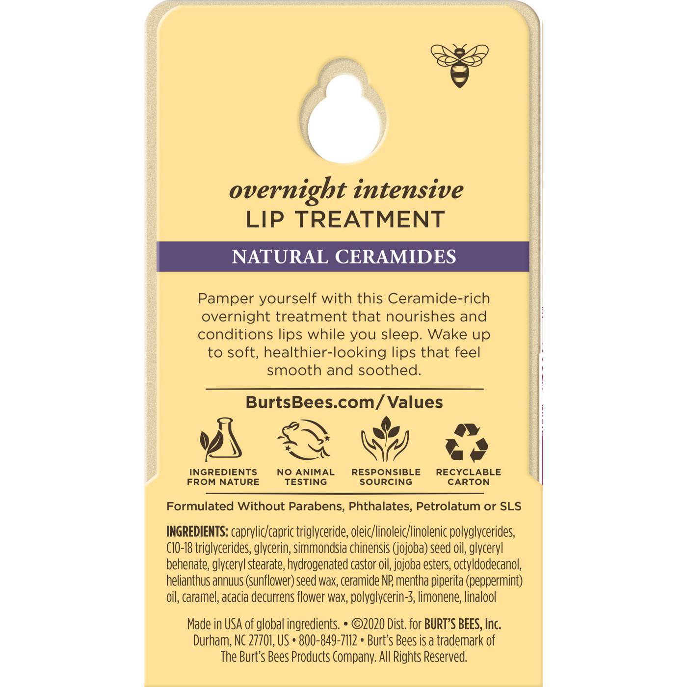 Burt's Bees Overnight Intensive Lip Treatment Shop Lip balm