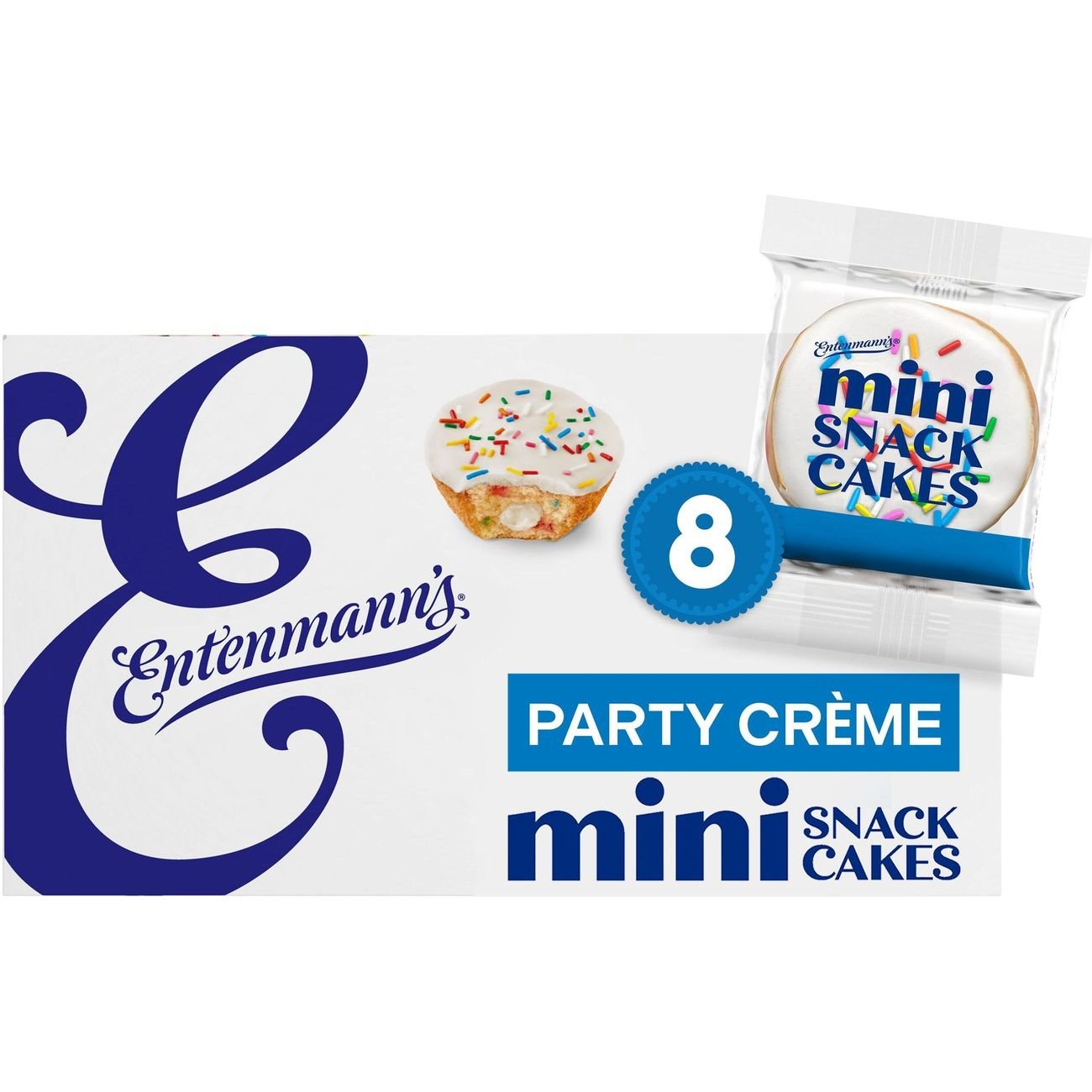 Entenmann's Party Creme Filled Cupcakes Shop Snack cakes at HEB