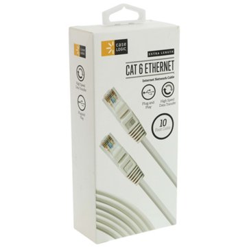 Case Logic Cat 6 Ethernet Cable, 10 ft