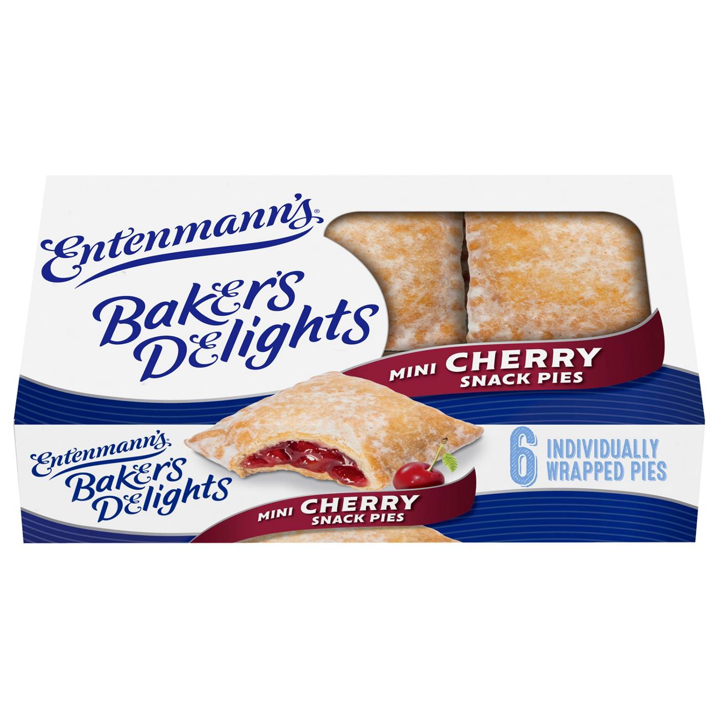 Entenmann's Baker's Delights Cherry Mini Snack Pies; image 1 of 3