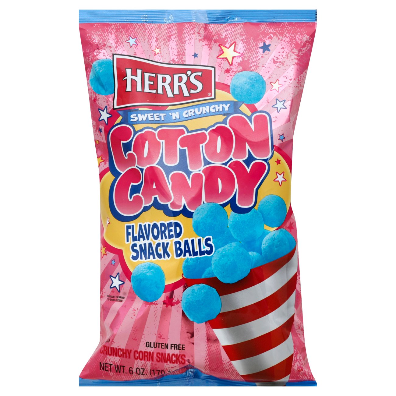 Herr's Cotton Candy Snack Balls Shop Candy at HEB