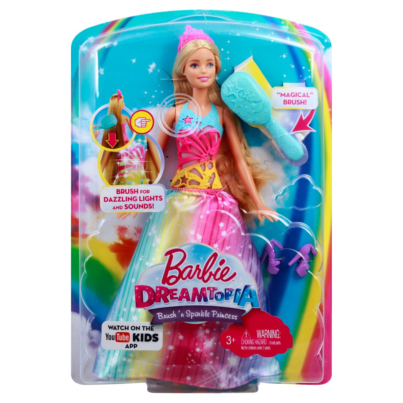 barbie brush and sparkle princess