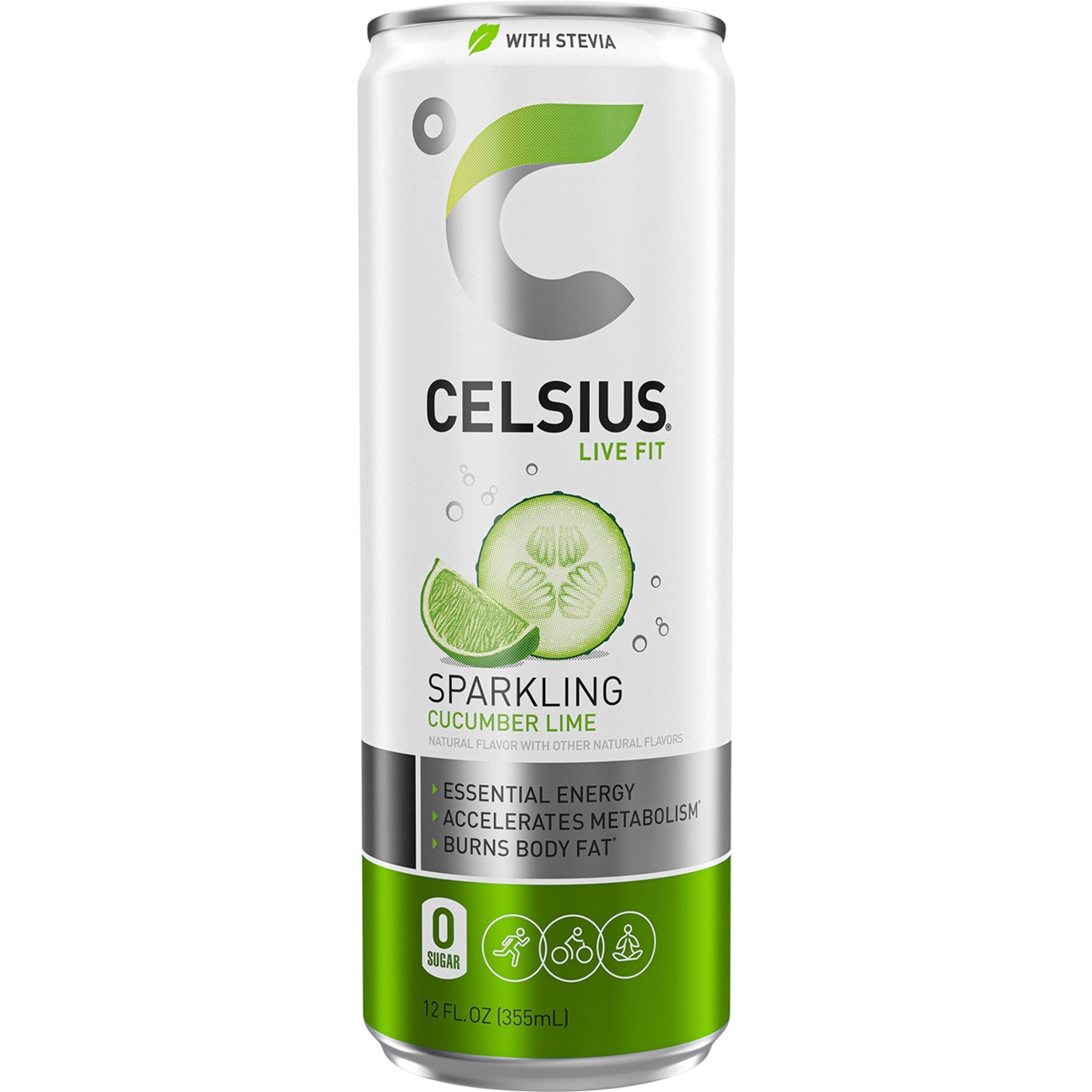 Celsius Sparkling Cucumber Lime - Shop Diet & Fitness at H-E-B