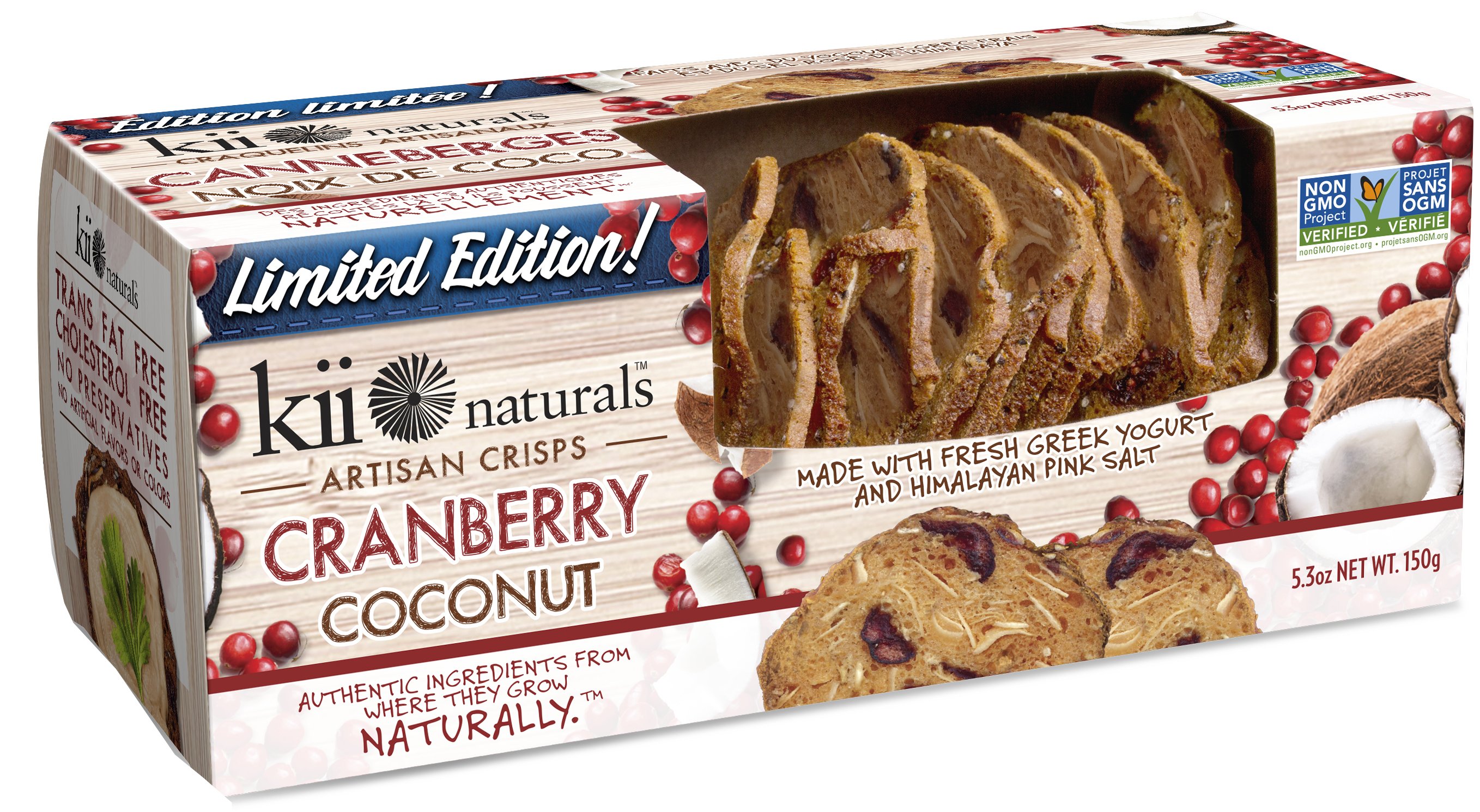 Kii Naturals Cranberry Coconut Crisps Shop Snacks Candy At H E B