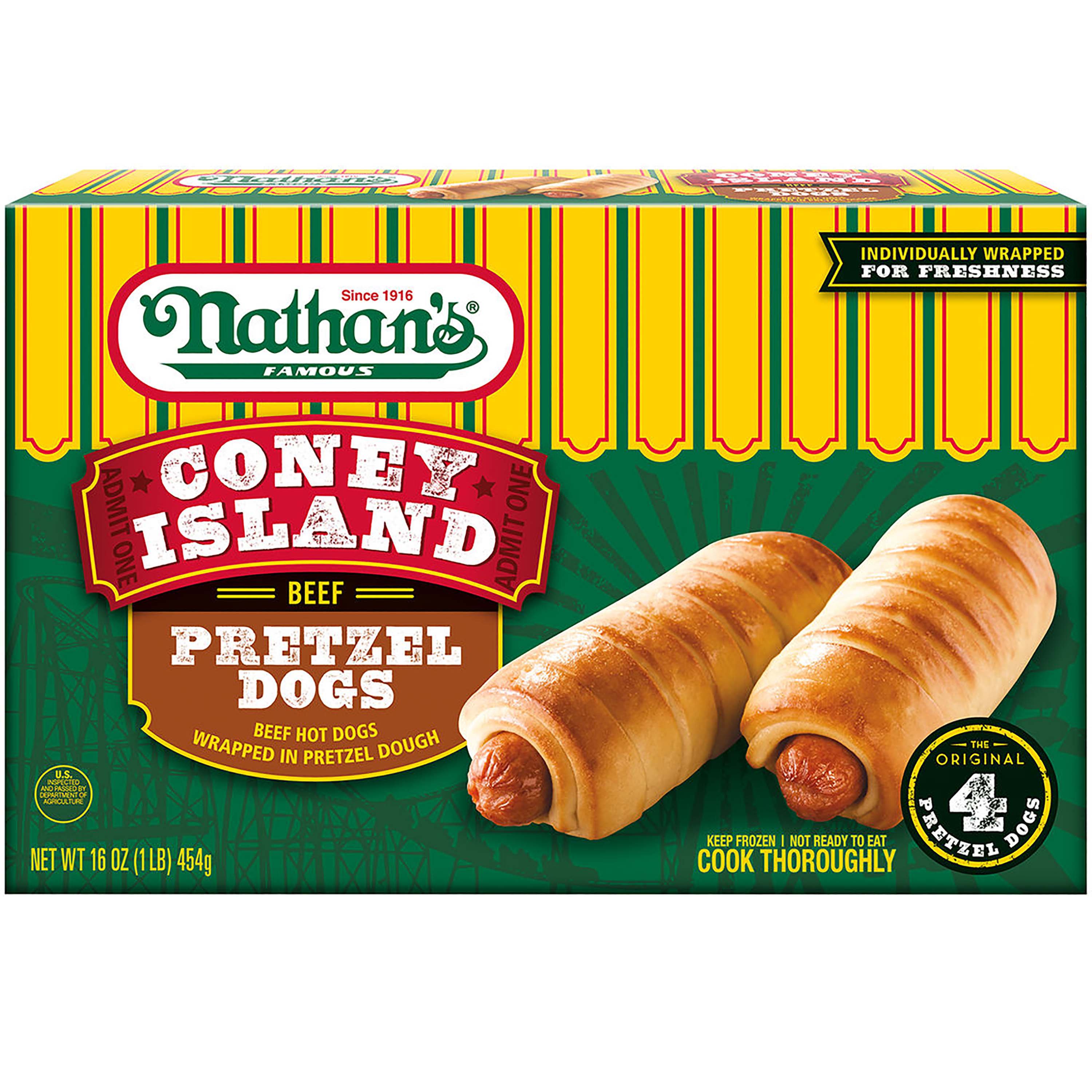 Nathan's Coney Island Pretzel Dogs Shop Entrees & sides at HEB