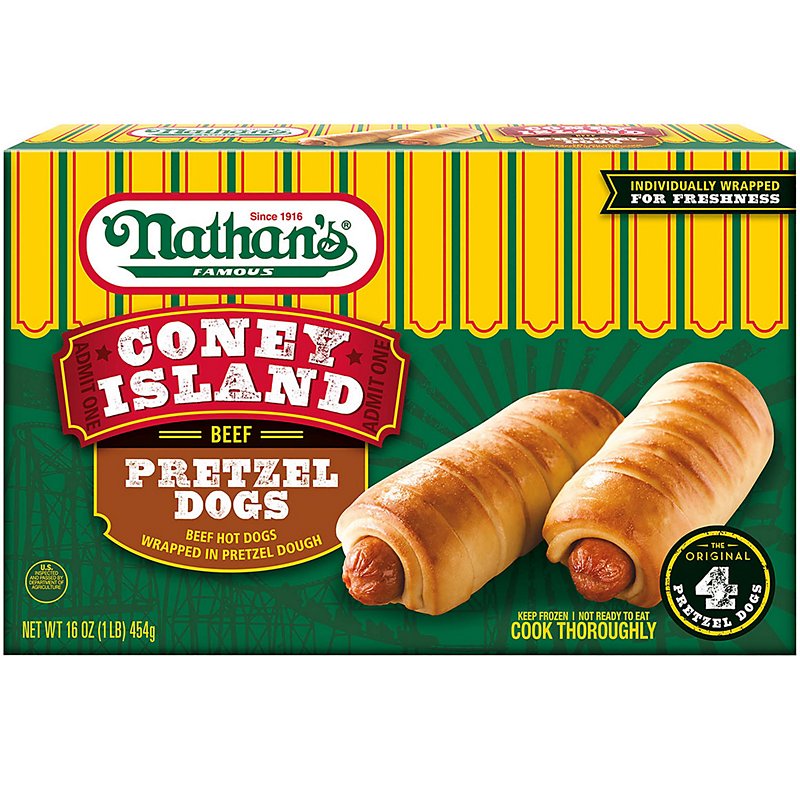Nathan's Coney Island Pretzel Dogs - Shop Meals & Sides at H-E-B