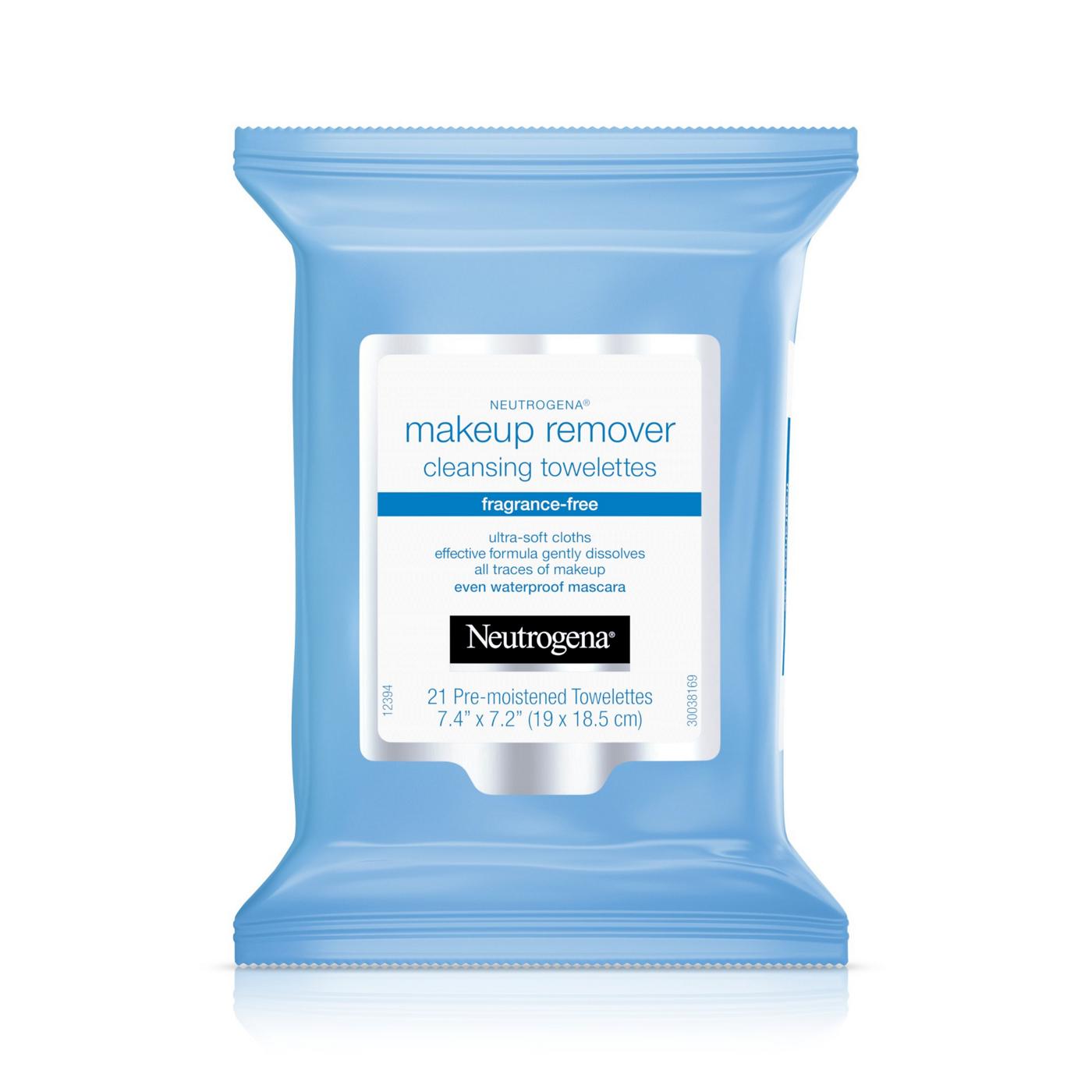 Neutrogena Makeup Remover Fragrance Free Cleansing Towelettes; image 1 of 4