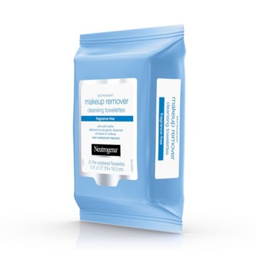 Neutrogena Fragrance-Free Cleansing Makeup Remover Face Wipes, 21 ct