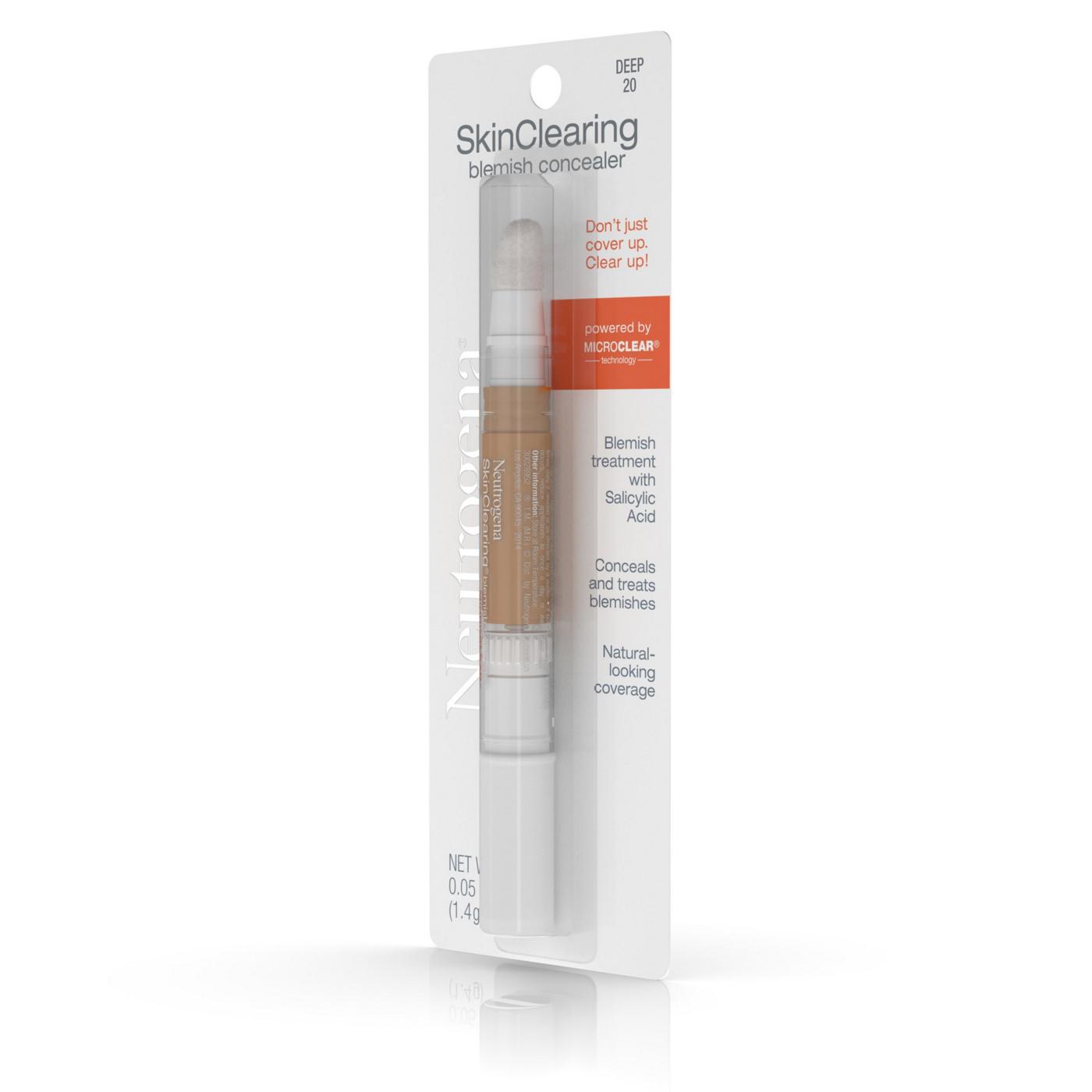 Neutrogena Skinclearing Blemish Concealer 20 Deep; image 2 of 3