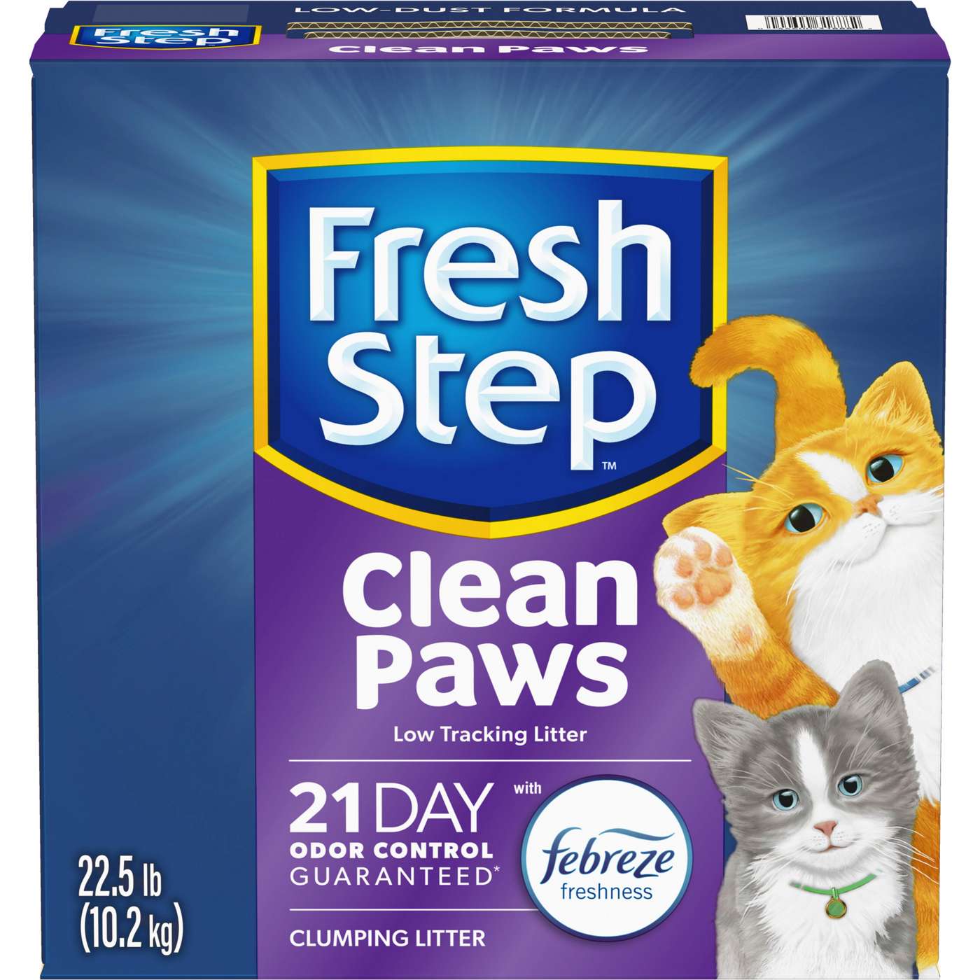 Fresh Step Clean Paws Multi-Cat Clumping Litter - Febreze Scent; image 24 of 30