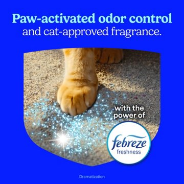 Fresh Step Clean Paws Multi Cat Clumping Litter - Febreze, 22 lb