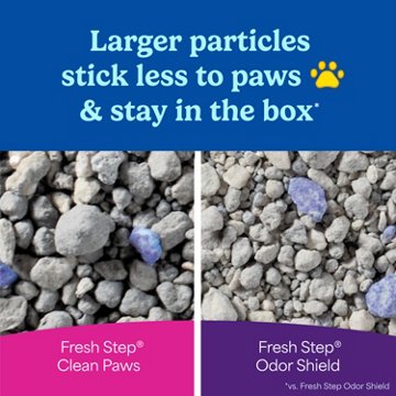 Fresh Step Clean Paws Multi Cat Clumping Litter - Febreze, 22 lb