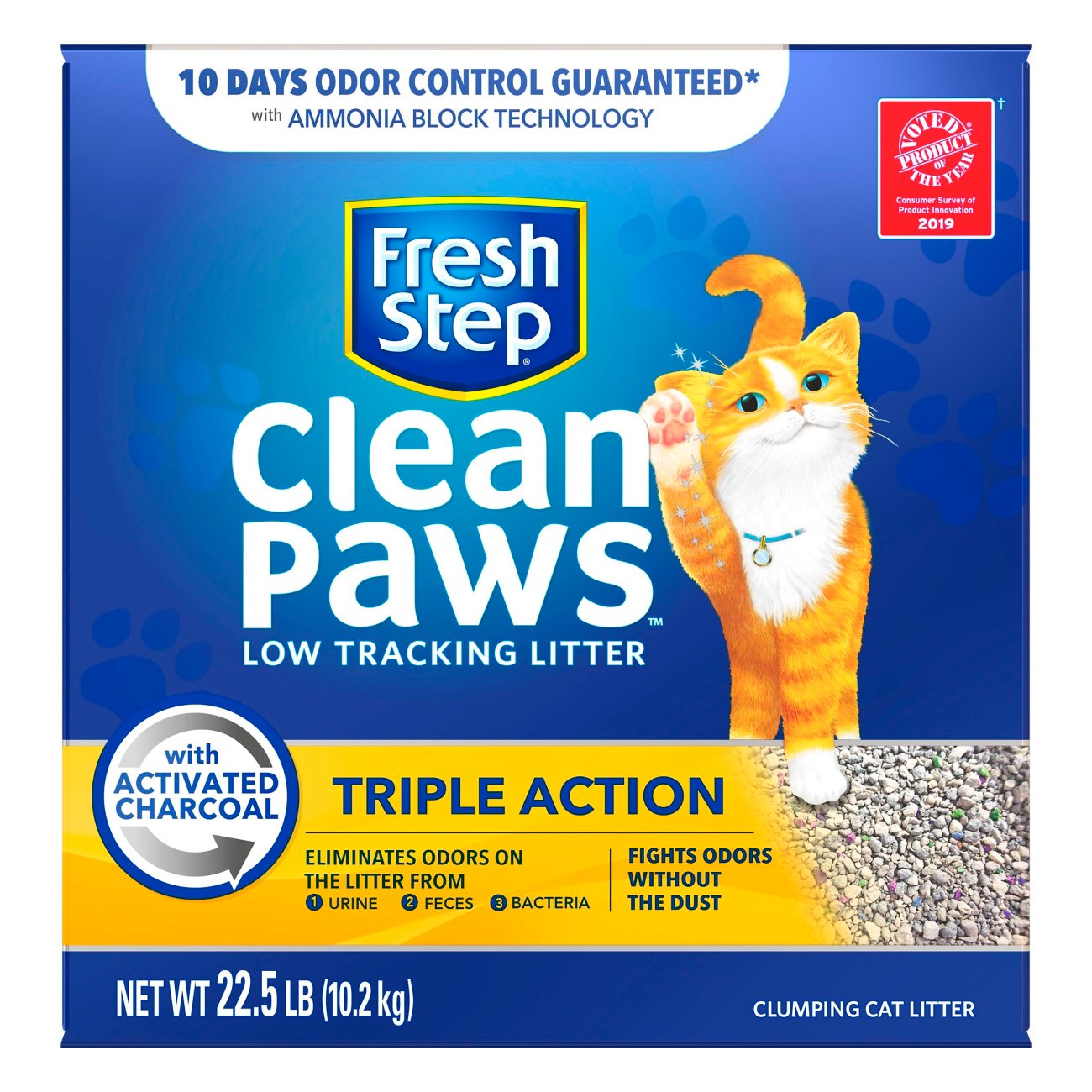 Fresh Step Clean Paws Triple Action Low Tracking Cat Litter Shop Cats