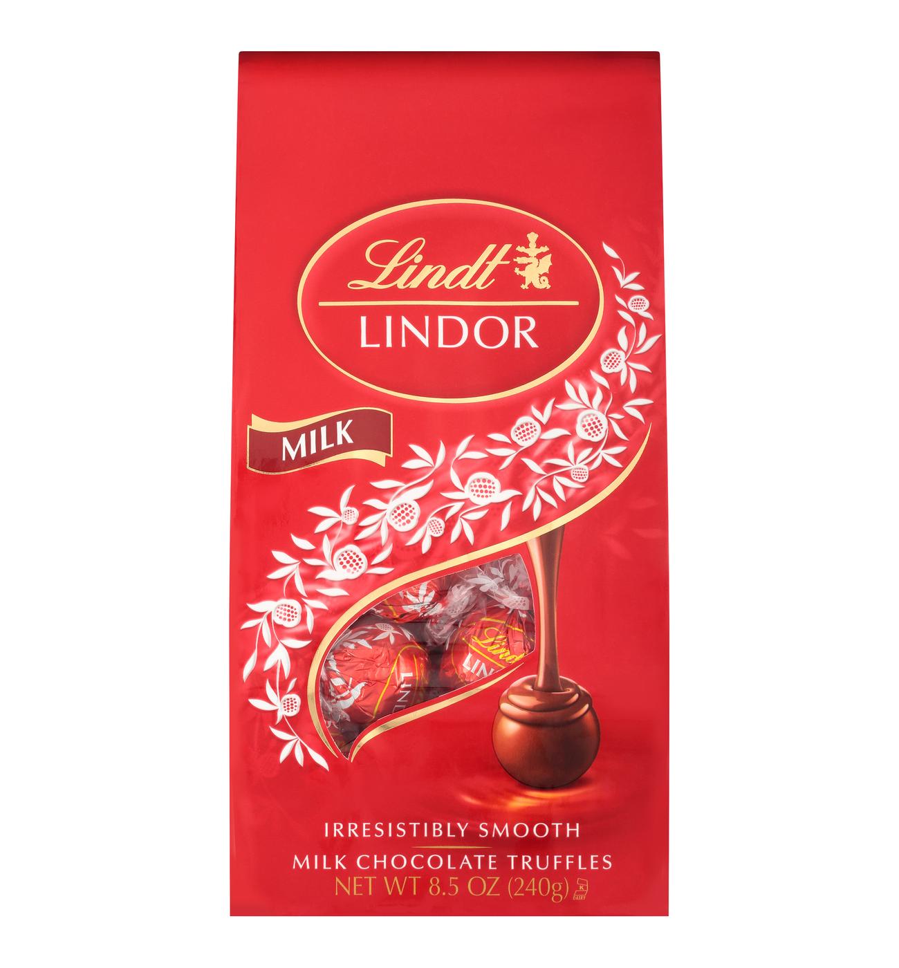 Lindt Lindor Milk Chocolate Truffles Candy; image 1 of 5