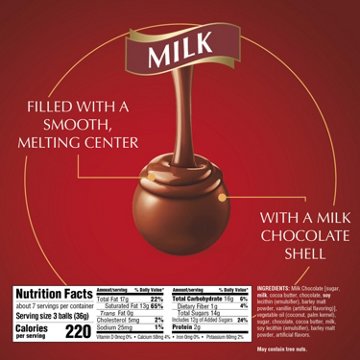 Lindt Lindor Milk Chocolate Truffles Candy