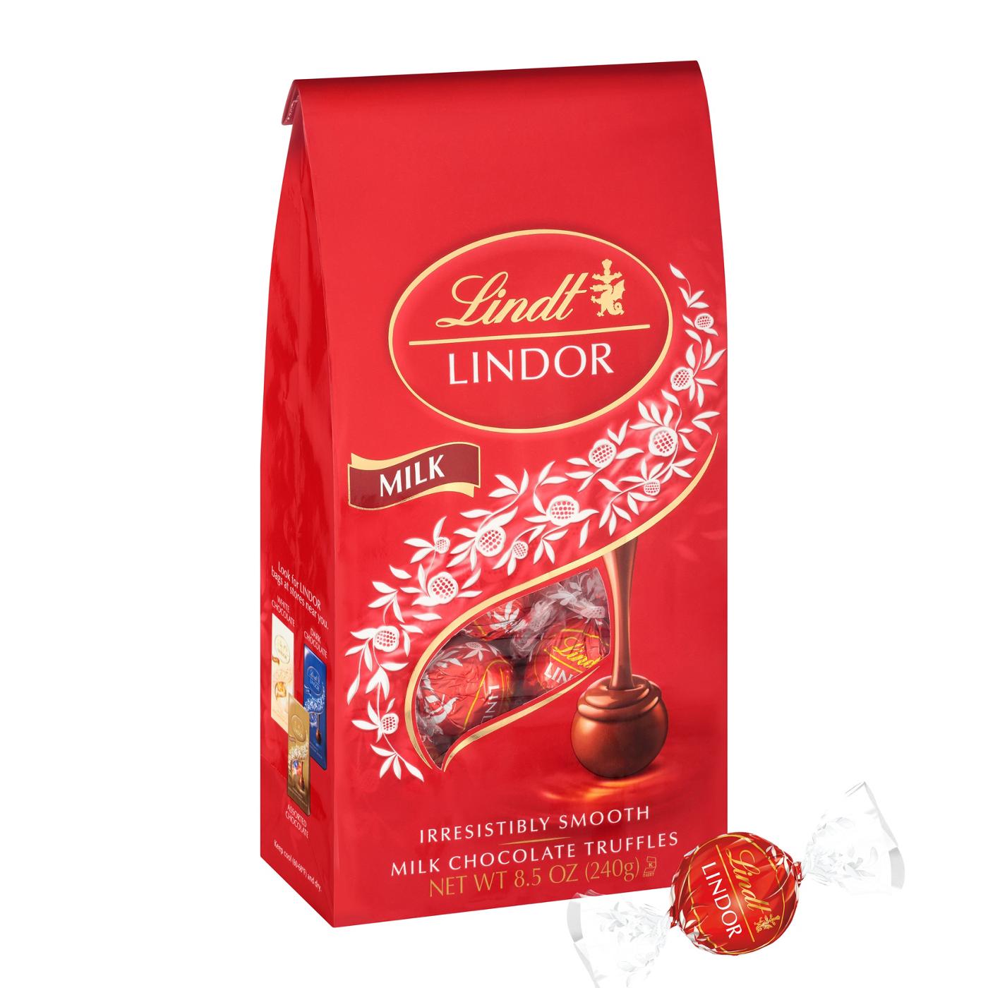 Lindt Lindor Milk Chocolate Truffles Candy; image 5 of 5
