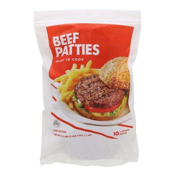 Birchwood Beef Patties, 10 ct