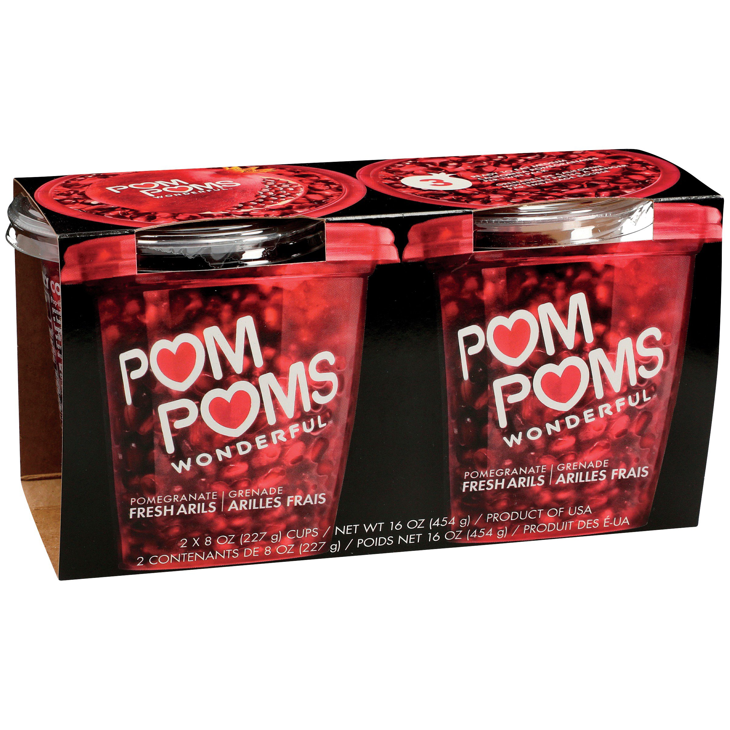 Pom Wonderful Pomgranate Arils Twin Pack, 8 oz cups Shop