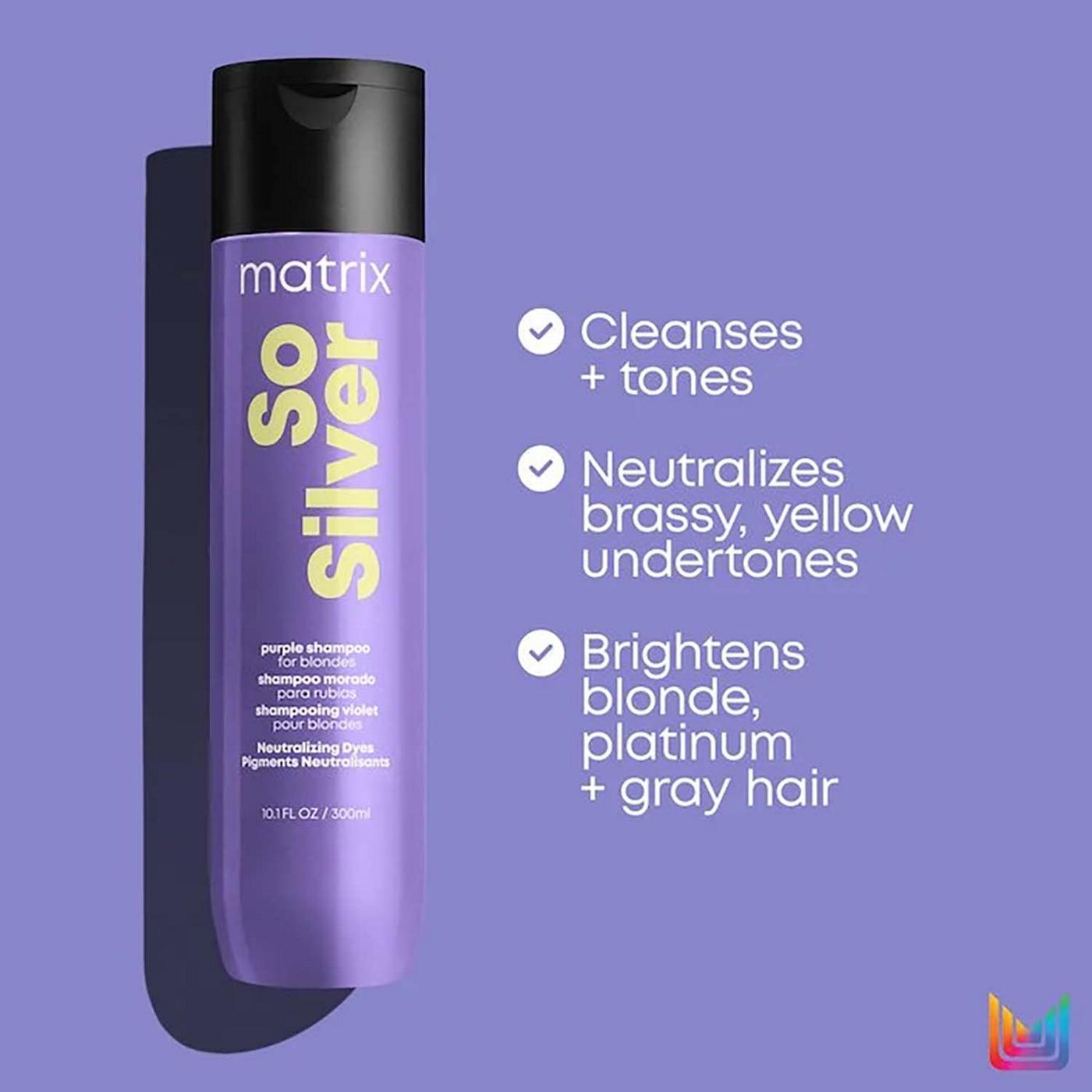 Matrix Total Results So Silver Color Obsessed Shampoo; image 4 of 4