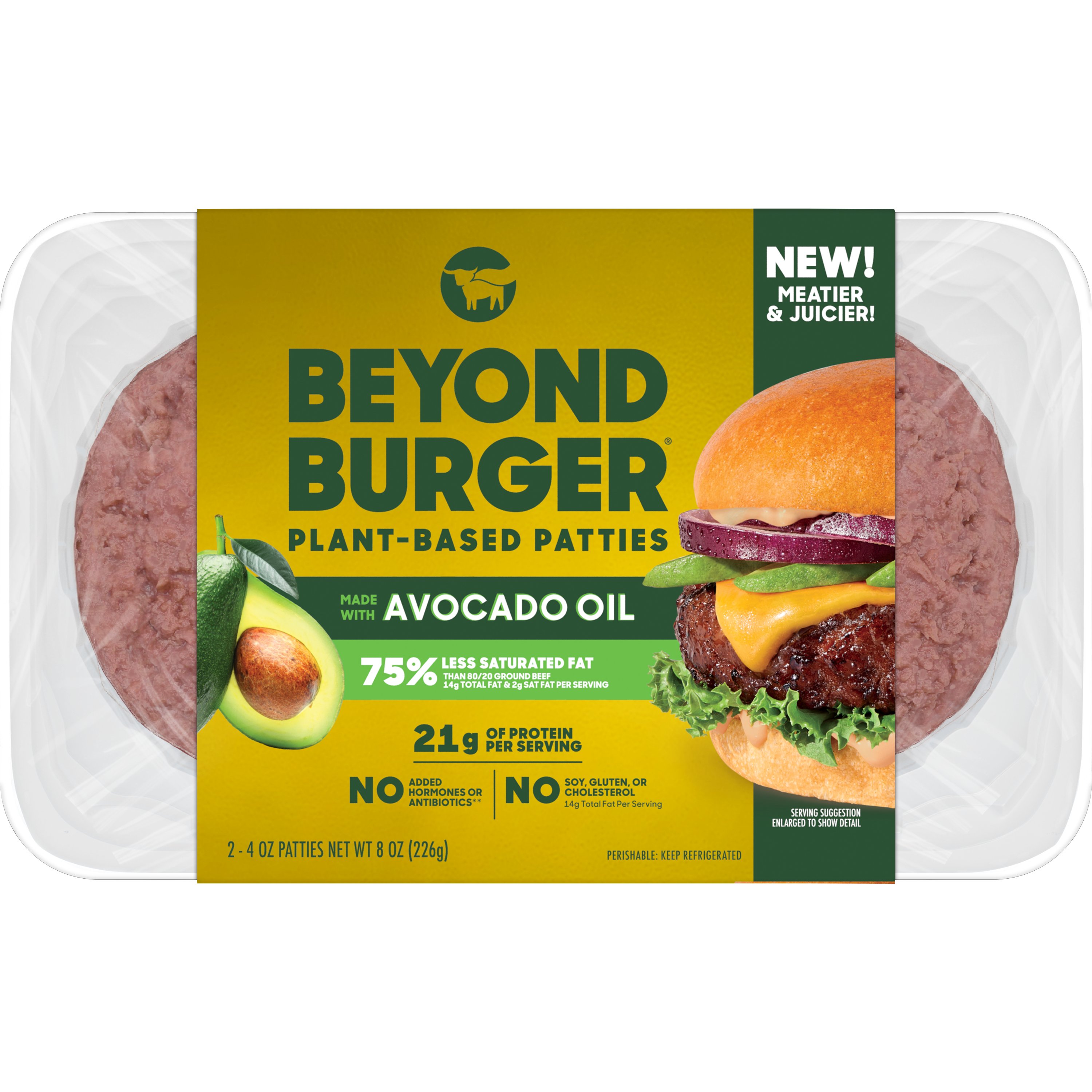 Beyond Meat Beyond Burger Plant-Based Burger Patties - Shop Tofu & Meat  Alternatives at H-E-B