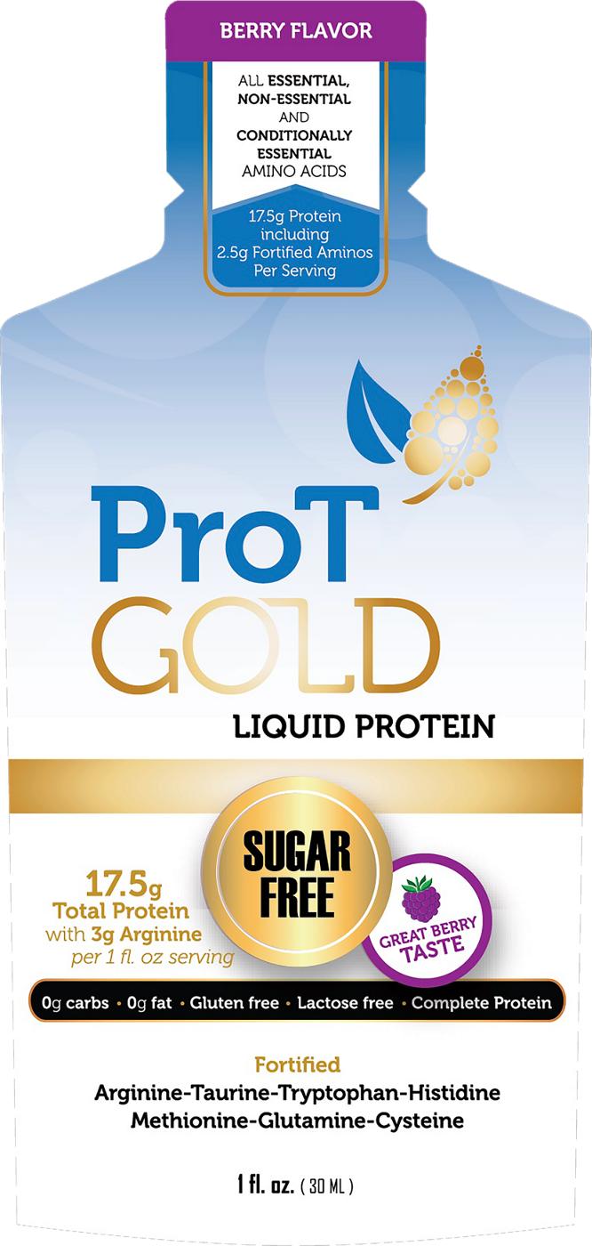 ProT GOLD Sugar Free Liquid Protein Berry; image 1 of 2