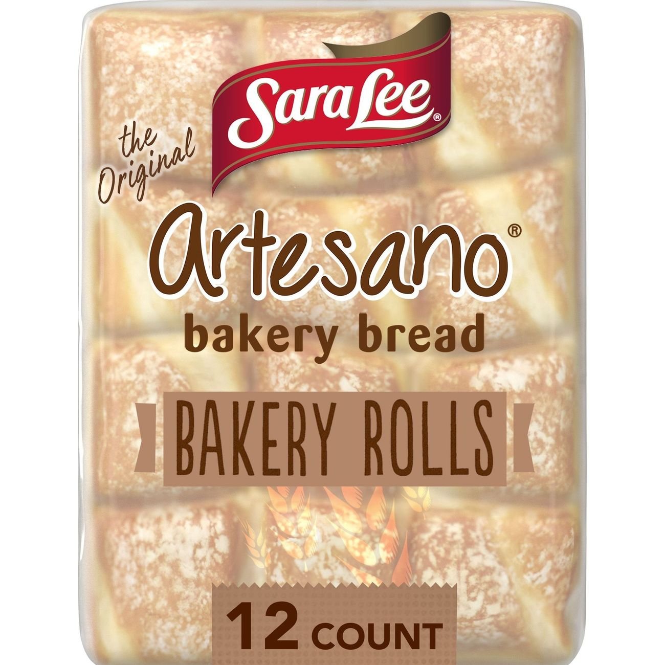 Sara Lee Artesano White Sliced Bread Bakery Rolls, 12 ct