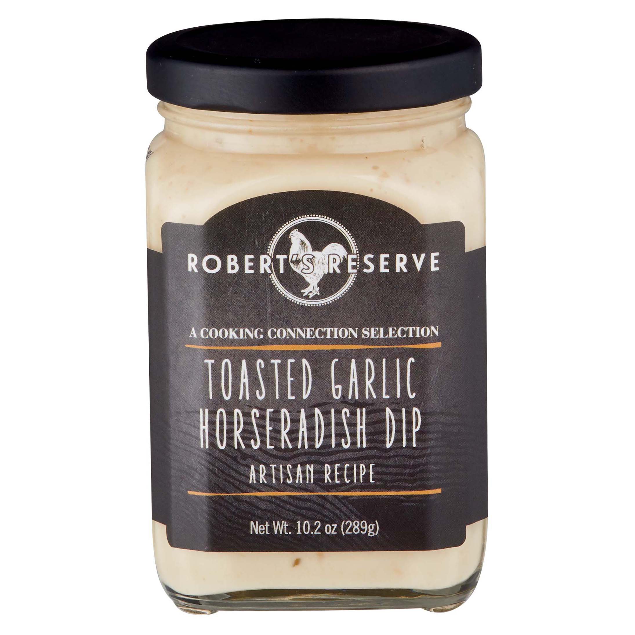 Robert's Reserve Toasted Garlic Horseradish Dip Shop Salsa & Dip at HEB