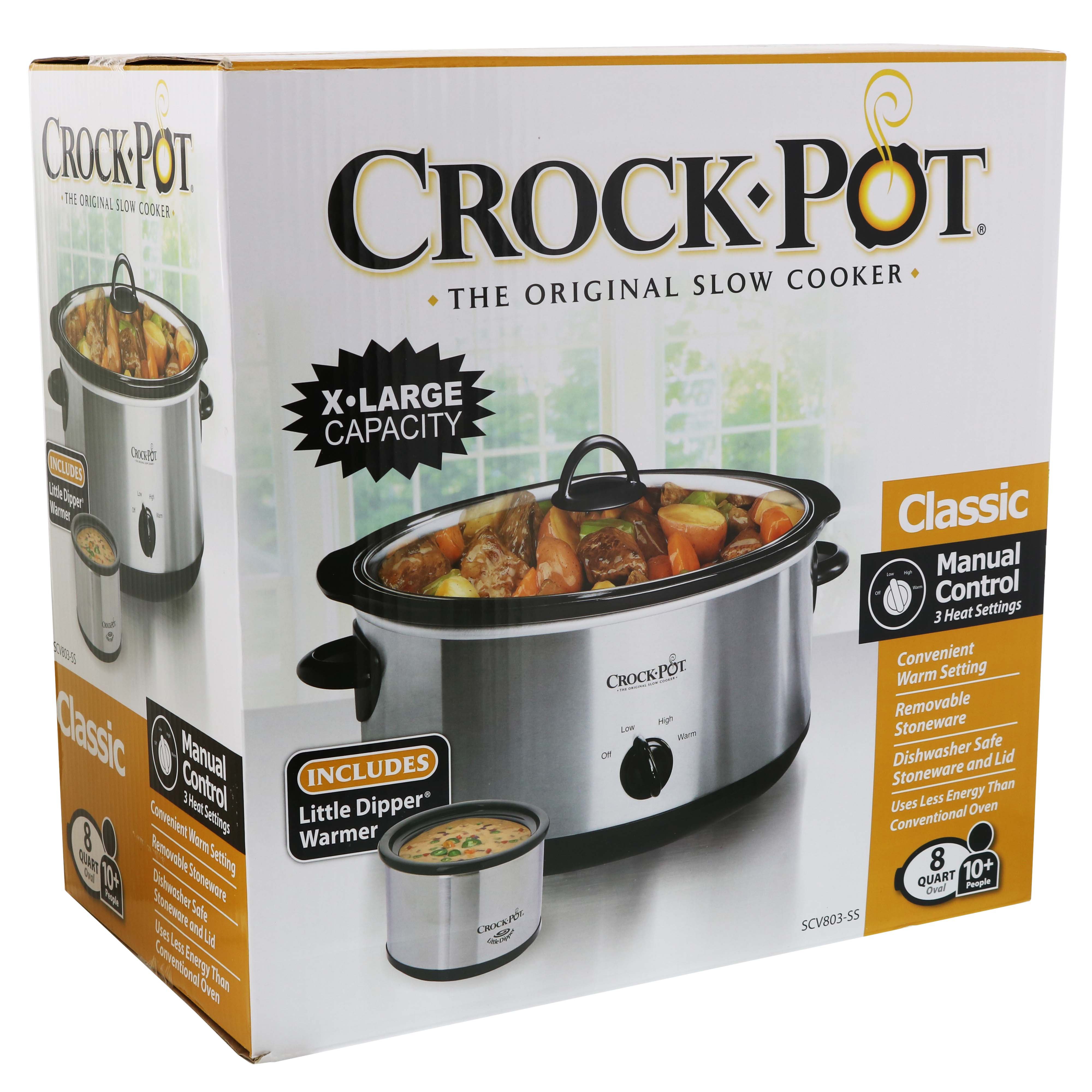 Crock-Pot 8 Quart With Little Dipper - Shop Appliances at H-E-B