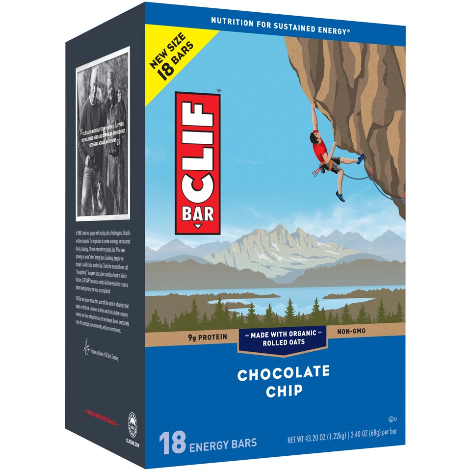 Clif Bar 9g Protein Energy Bars - Chocolate Chip - Shop Granola & Snack ...