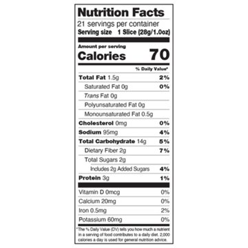 Dave's Killer Bread White Bread Done Right Thin-Sliced Organic Bread, 20.5 oz