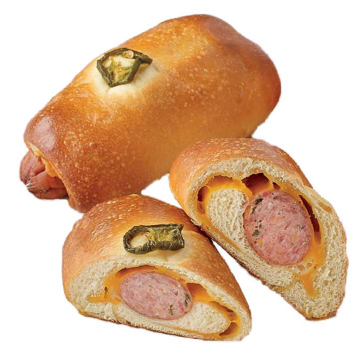 H-E-B Sausage, Jalapeno And Cheese Kolache - Shop Sweet Rolls & Scones ...