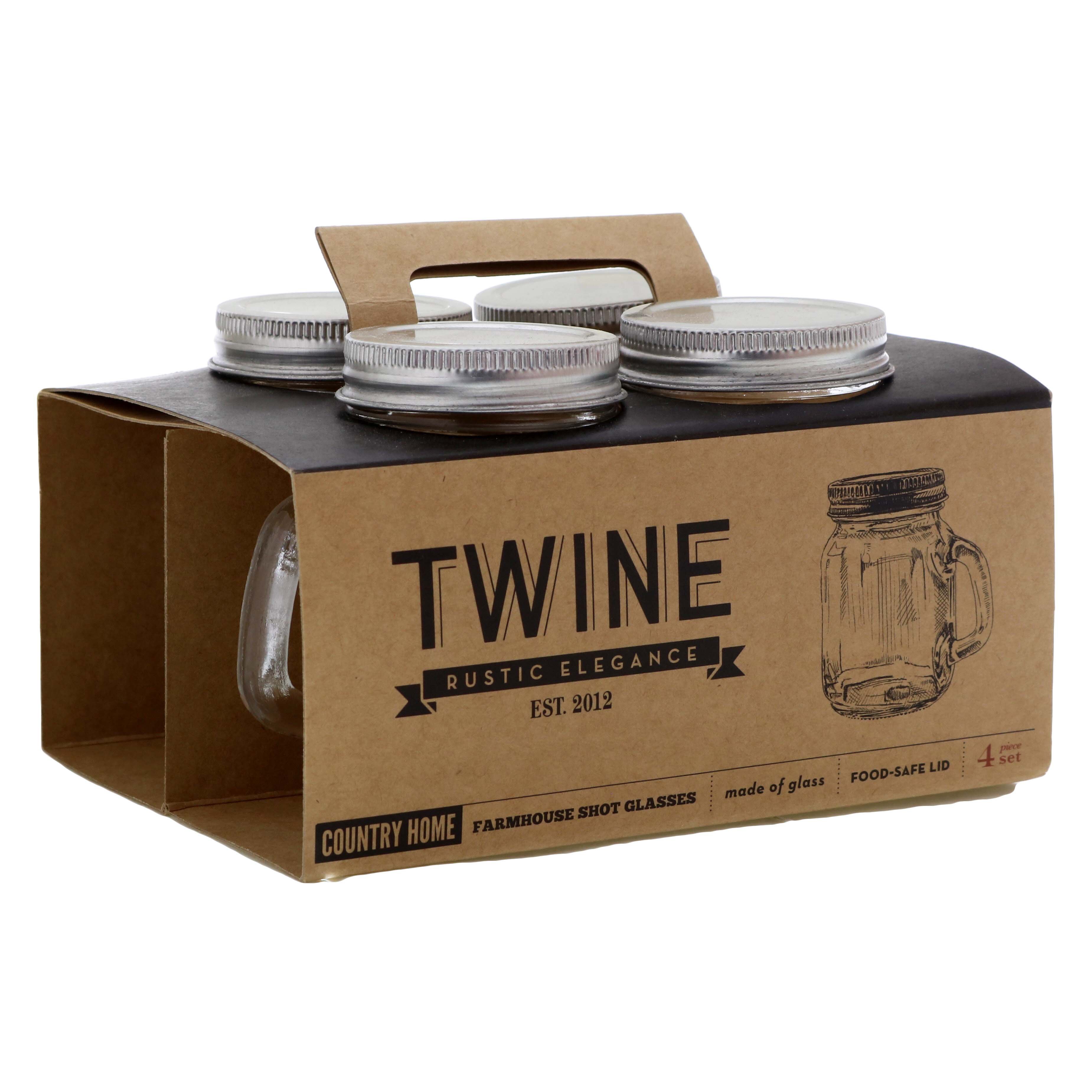 True Fabrications Farmhouse 4 ct Shot Glasses Set with Lid Shop